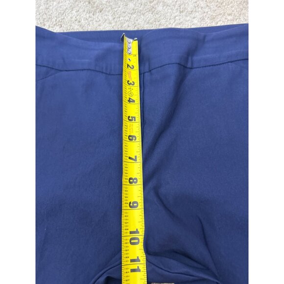 NWT Tribal Flatten It Tummy Control Ankle Pants Navy Lightweight Size 12 - Picture 10 of 11